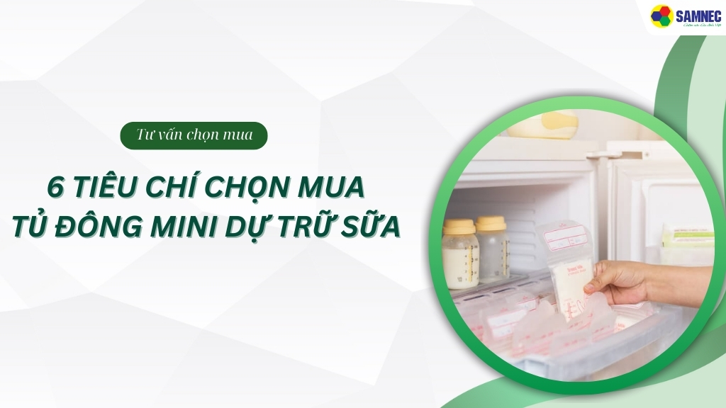 6 Tiêu chí chọn mua tủ đông mini dự trữ sữa phù hợp nhu cầu