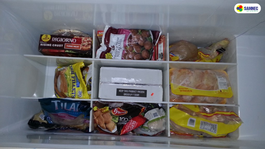 Sắp xếp thực phẩm hợp lý