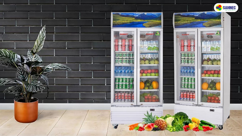 Tủ mát 2 cánh là dòng tủ có thiết kế 2 cánh cửa