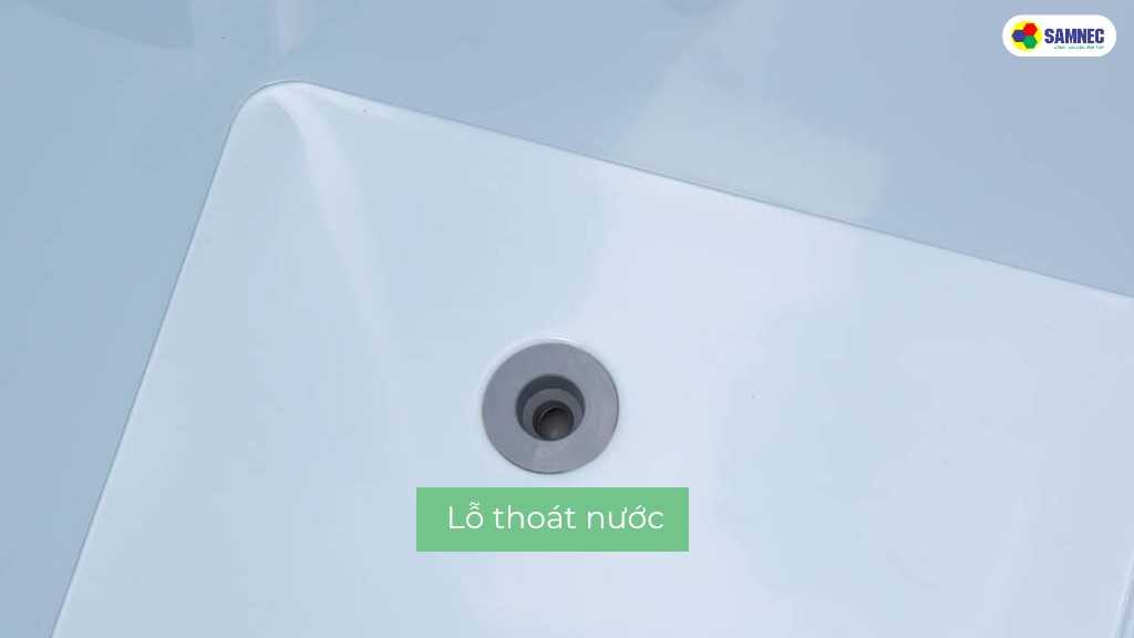 Lỗ xả nước bị tắc