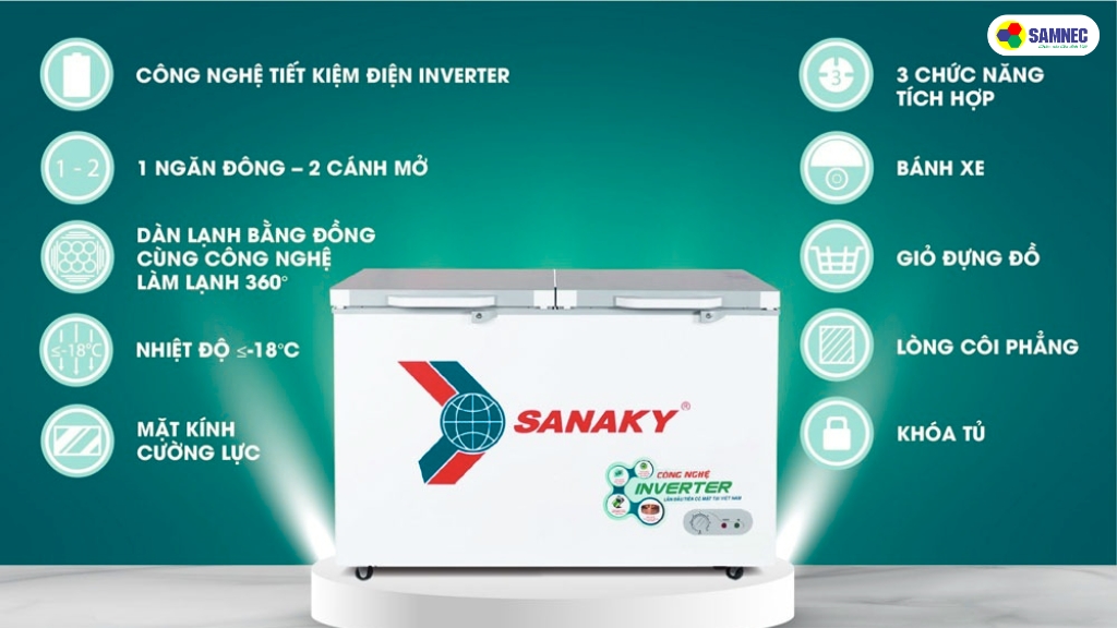 tủ đông đa chức năng