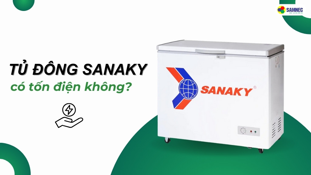 Tủ đông Sanaky có tốn điện không? Cách sử dụng tủ đông Sanaky tiết kiệm điện