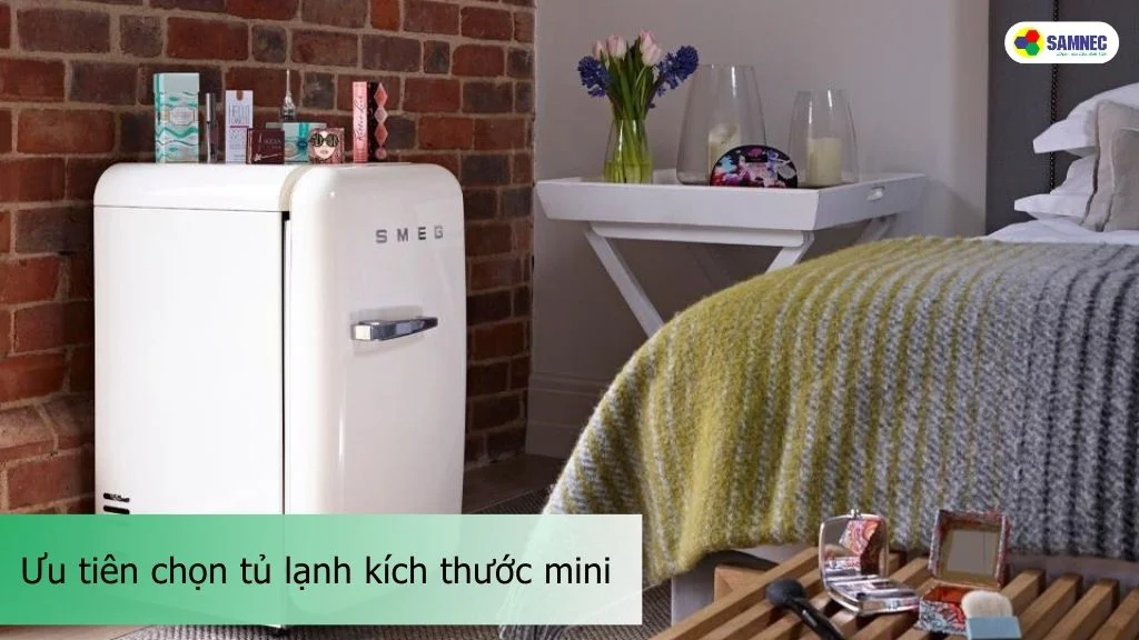 nen chọn tủ lạnh mini cho phòng ngủ