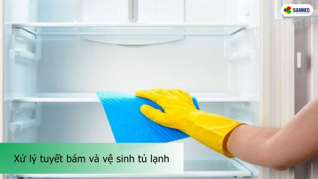 Cách xử lý khi tủ lạnh bị đóng tuyết