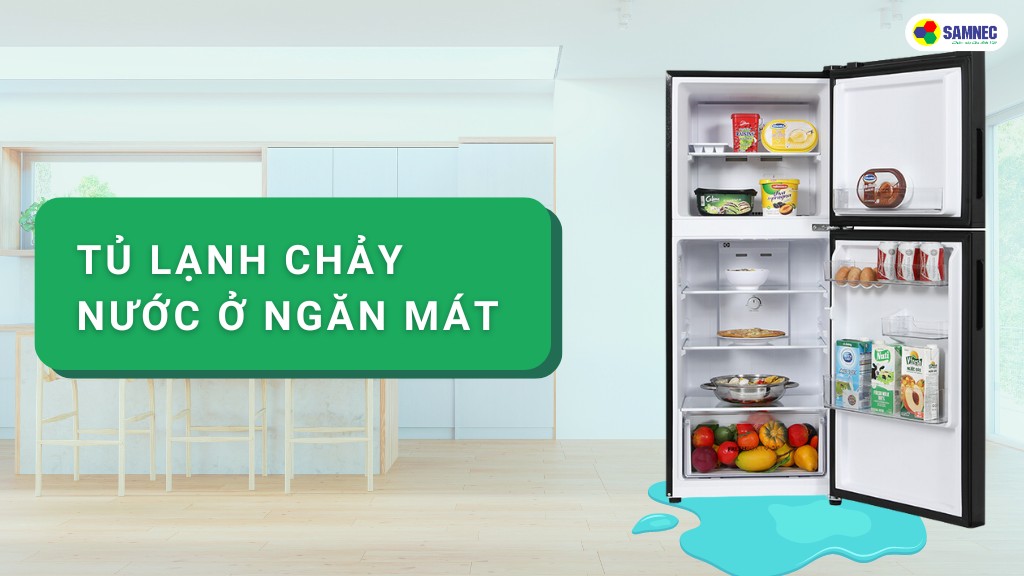 tủ lạnh chảy nước ở ngăn mát