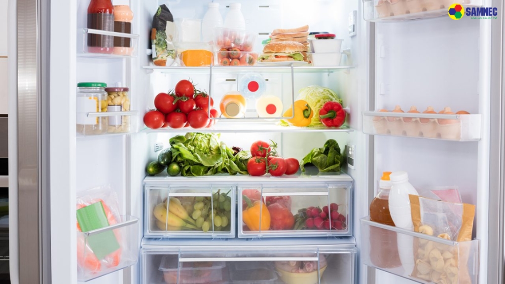 Để một lượng thực phẩm vừa đủ trong tủ
