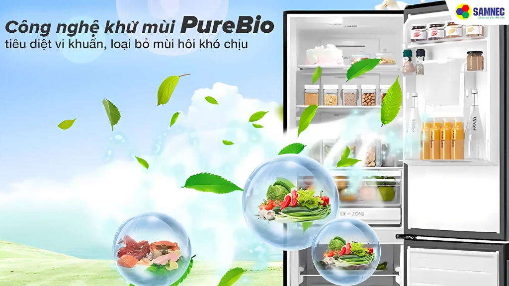 Công dụng của công nghệ Pure Bio tủ lạnh Toshiba