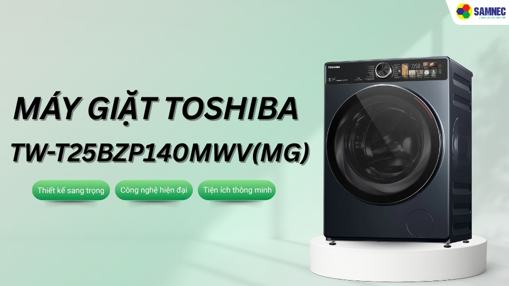 Đánh giá Máy giặt cửa trước Toshiba TW-T25BZP140MWV(MG)