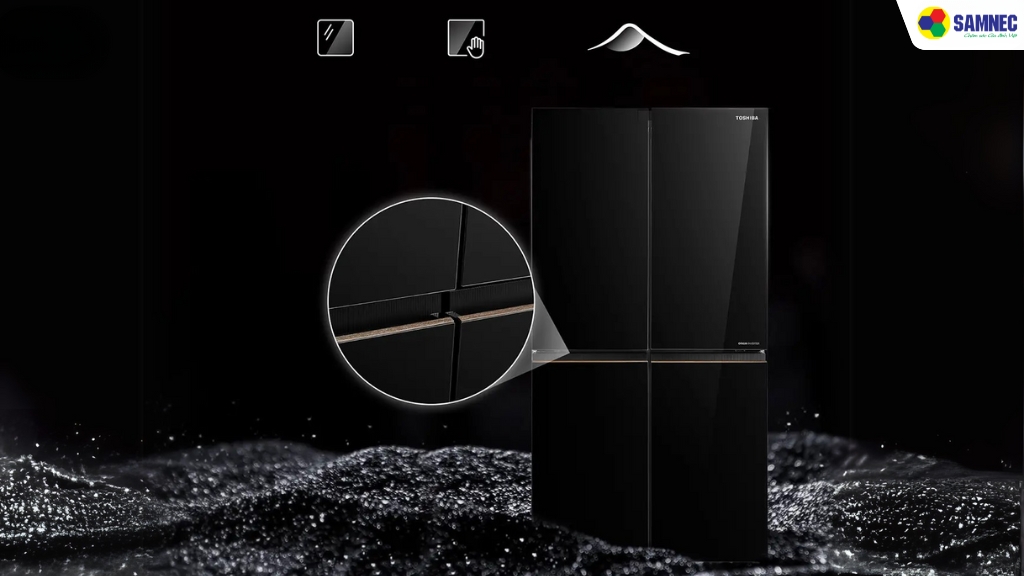 Tủ lạnh Toshiba 711 lít GR-RF895WIA-PGV 22-XK có thiết kế Sturdy-Lux sang trọng