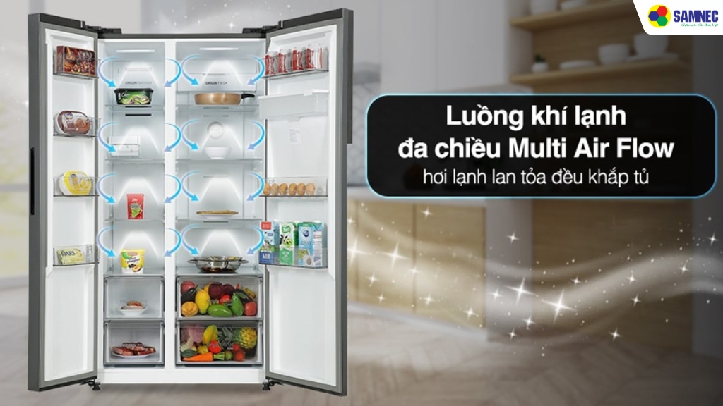 Công nghệ làm lạnh đa chiều Multi Air Flow 