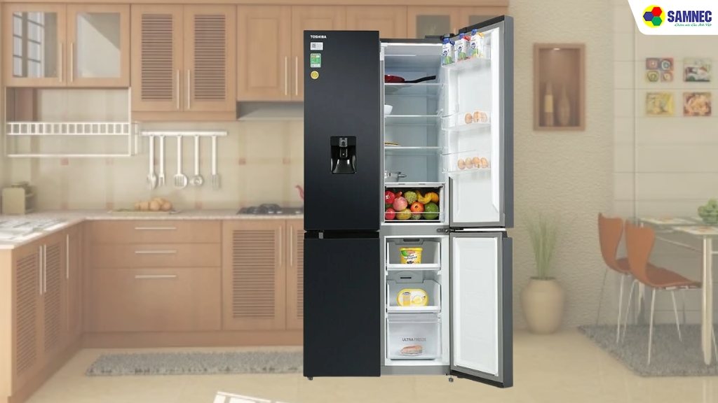 Đưa thực phẩm vào tủ lạnh