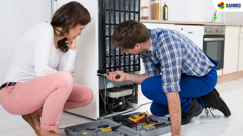 Block tủ lạnh Toshiba bị hỏng