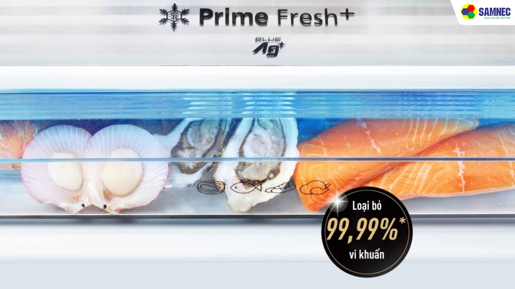 Ngăn đông mềm Prime Fresh giữ thực phẩm tươi ngon