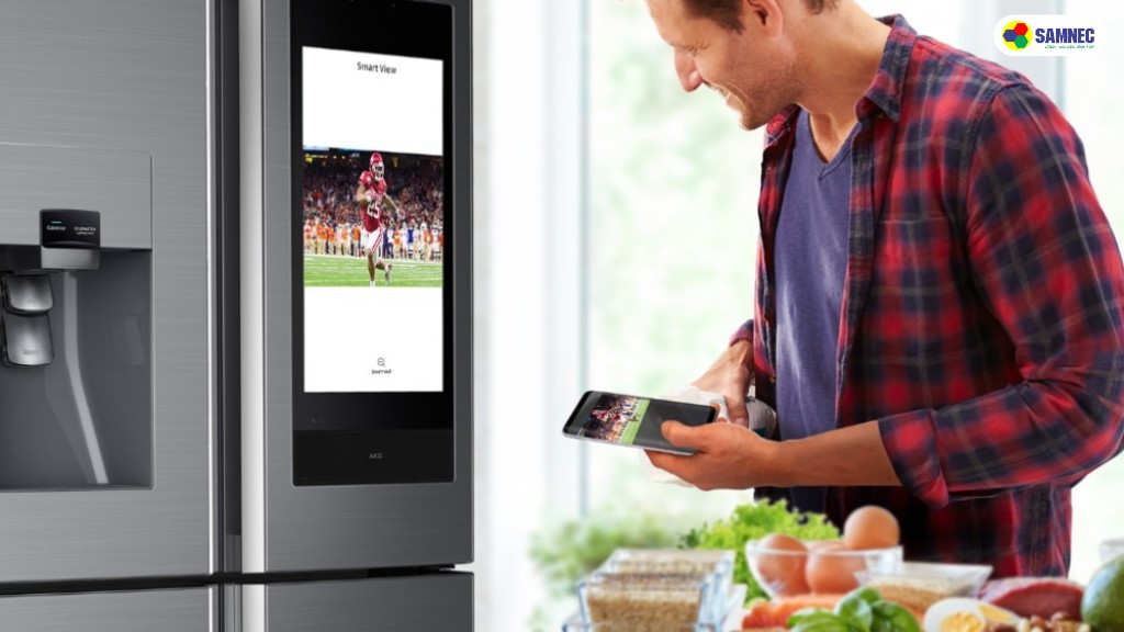 Cách nhận biết tủ lạnh Samsung kết nối được với điện thoại
