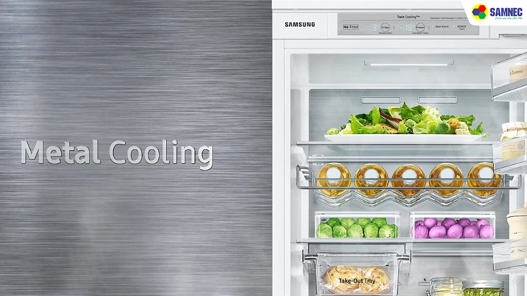 Tấm giữ nhiệt Metal Cooling tủ lạnh Samsung là gì
