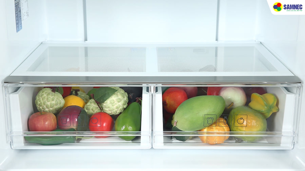 Ngăn rau củ FreshZone giữ độ tươi của rau củ cực tốt