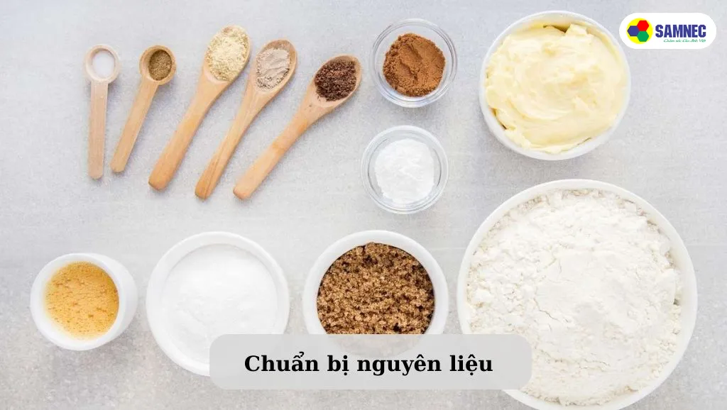 nguyên liệu làm bánh quy giáng sinh không trứng