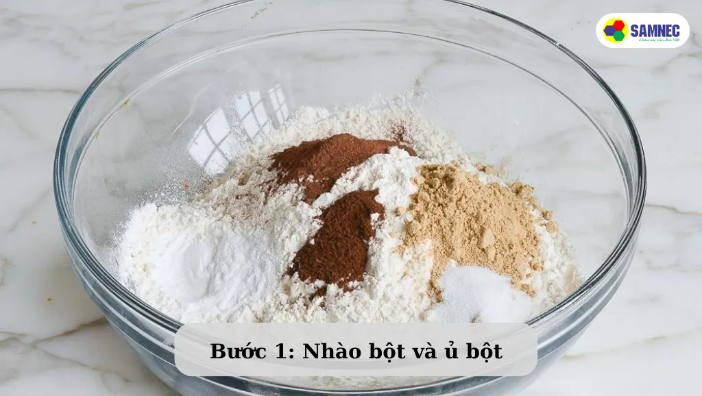 cách làm bánh quy giáng sinh không trứng bước 1