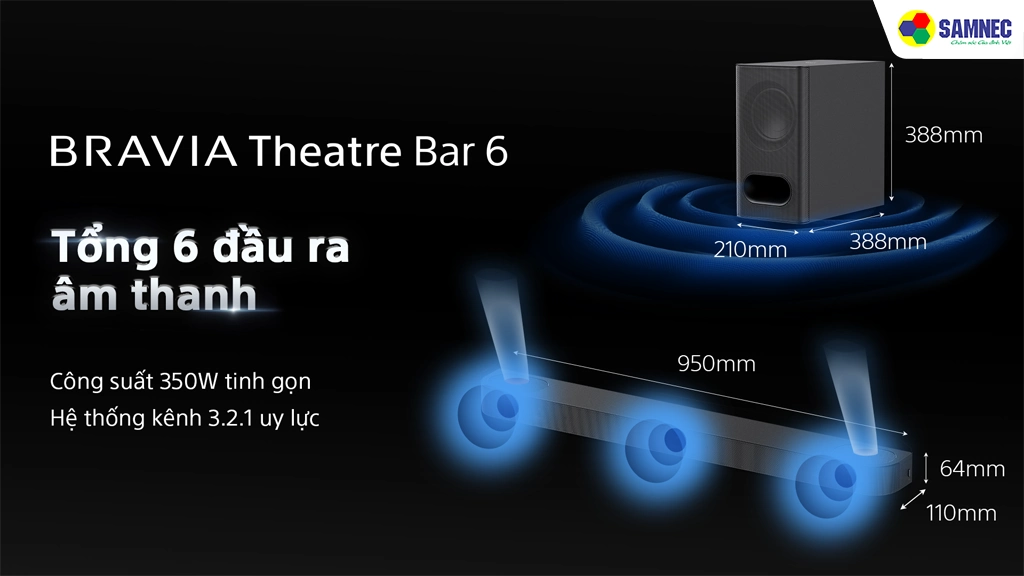 Loa thanh Sony HT-B600//Z SP1- Công suất