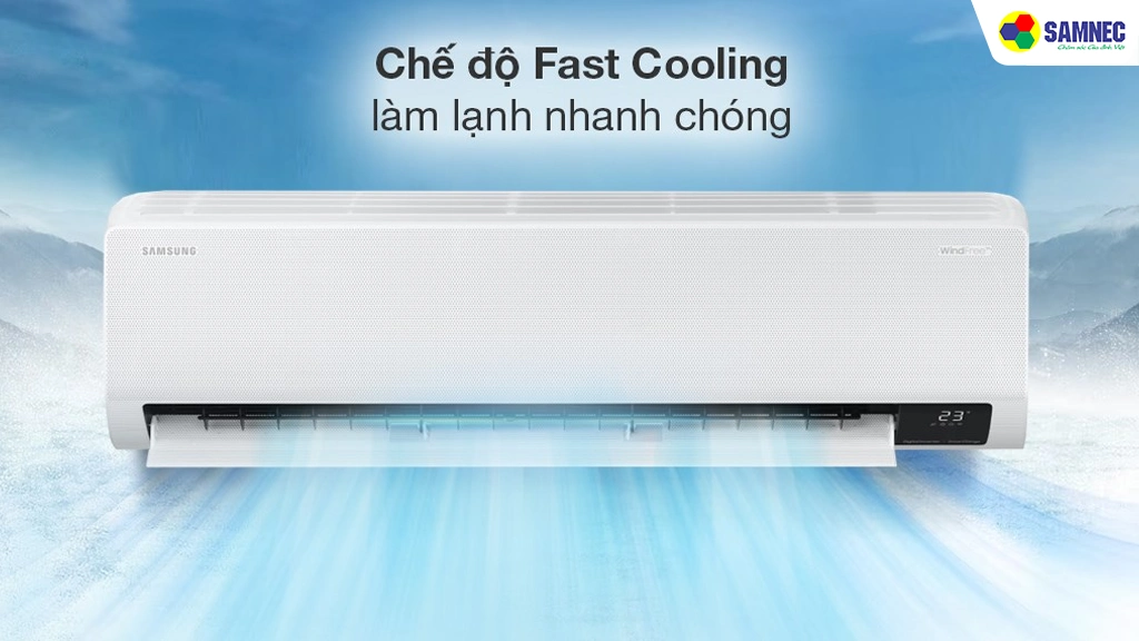Điều hòa Wind-Free Inverter 2.5 HP Samsung AR24CYFCAWKNSV- Công nghệ làm lạnh