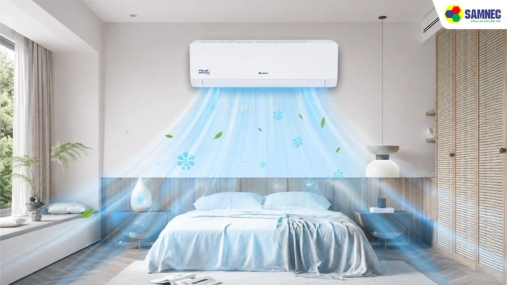 Điều hòa 2 chiều 24000 BTU Inverter Gree BD24HI- Công nghệ làm lạnh
