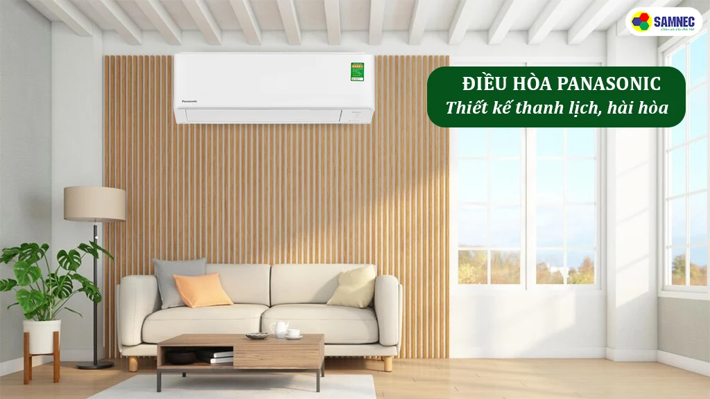 Thiết kế điều hòa CU/CS-PU12AKH-8 thanh lịch hài hòa