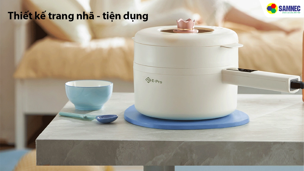 Nồi lẩu điện mini đa năng 3 lít E-Pro VEP-DEC-SD4Z - Thiết kế