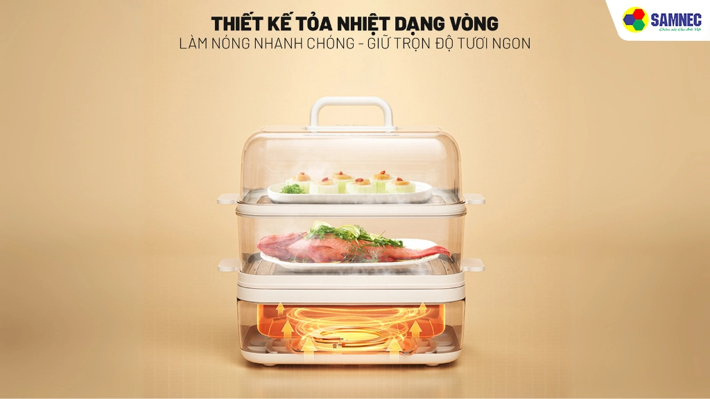 Nồi hấp điện đa năng E-Pro VEP-HPS-DZ8(PP3)- Thiết kế