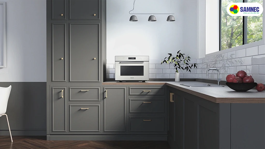 Tiện ích lò vi sóng Samsung 35 lít MC35R8088LESV- Thiết kế