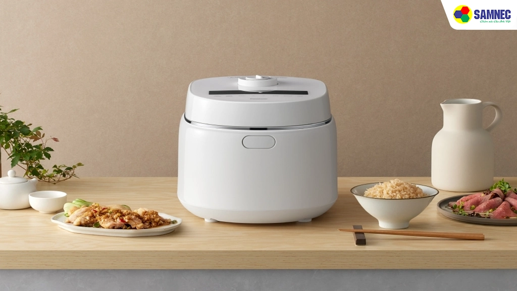 Nồi cơm điện tử 1.8 lít Panasonic SR-DK184WRA- Thiết kế