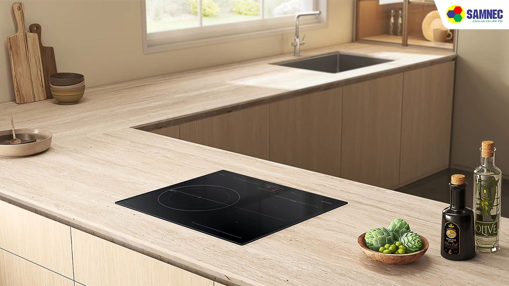 Thiết kế bếp từ Samsung NZ63B5046FK/SV