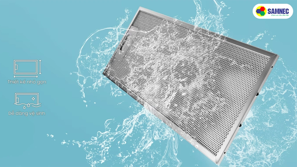 Máy hút mùi âm tủ Samsung NK24M1030IS/UR- Bộ lọc than hoạt tính