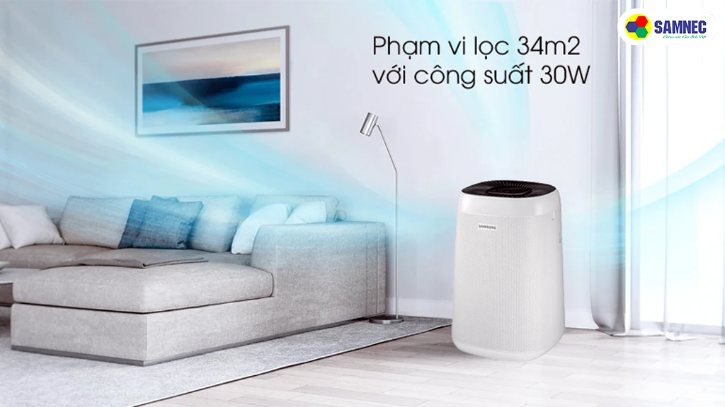 Máy lọc không khí Samsung AX34R3020WW/SV- thiết kế