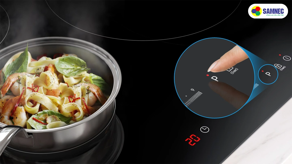 Bếp từ Bespoke Samsung NZ64B5067YY/SV- Công suất mạnh mẽ