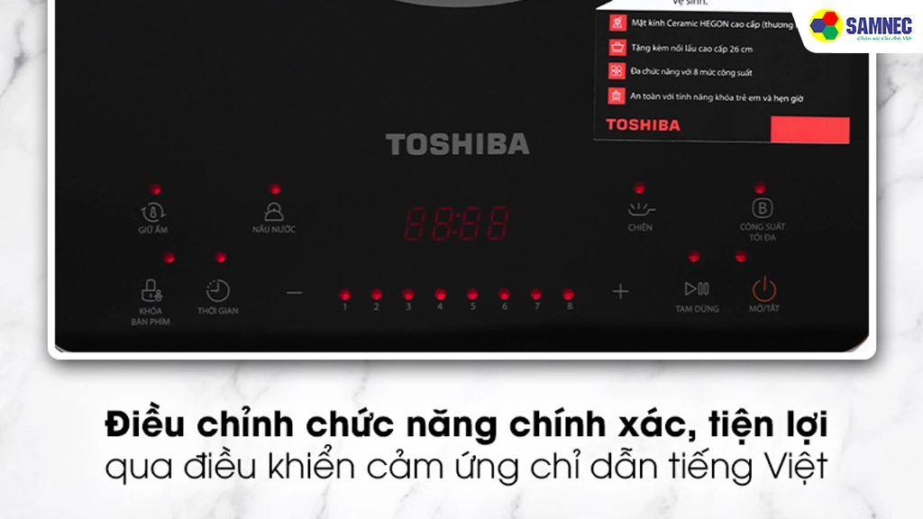 Bếp điện từ Toshiba IC-20S4PV- chế độ