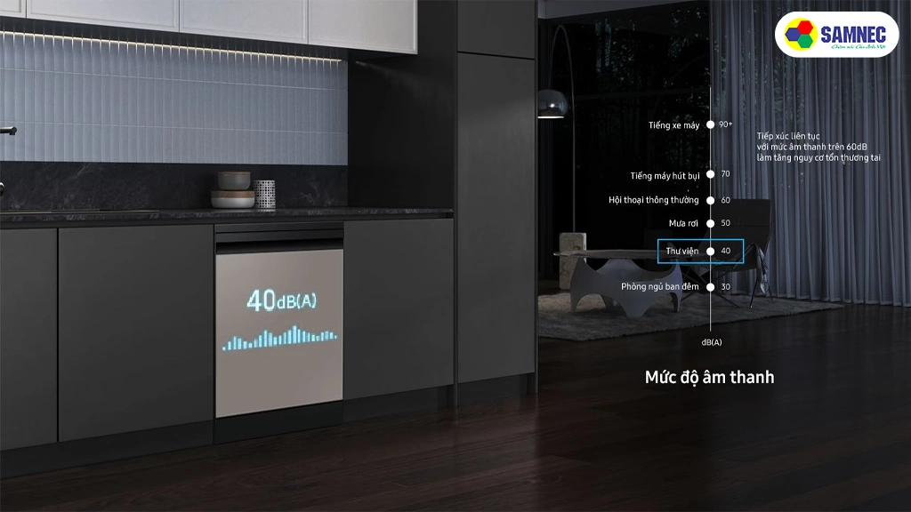 Máy rửa bát độc lập Samsung DW60CB750FAPSV - tính năng hoạt động