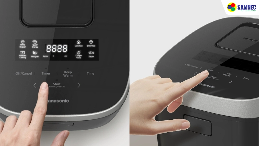 Nồi cơm cao tần 1,5 lít Panasonic SR-HFT153KRA- Bảng điều khiển