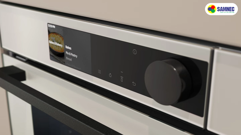 Lò nướng âm Bespoke Samsung 76 lít NV7B6675CAA/SV- Bảng điều khiển