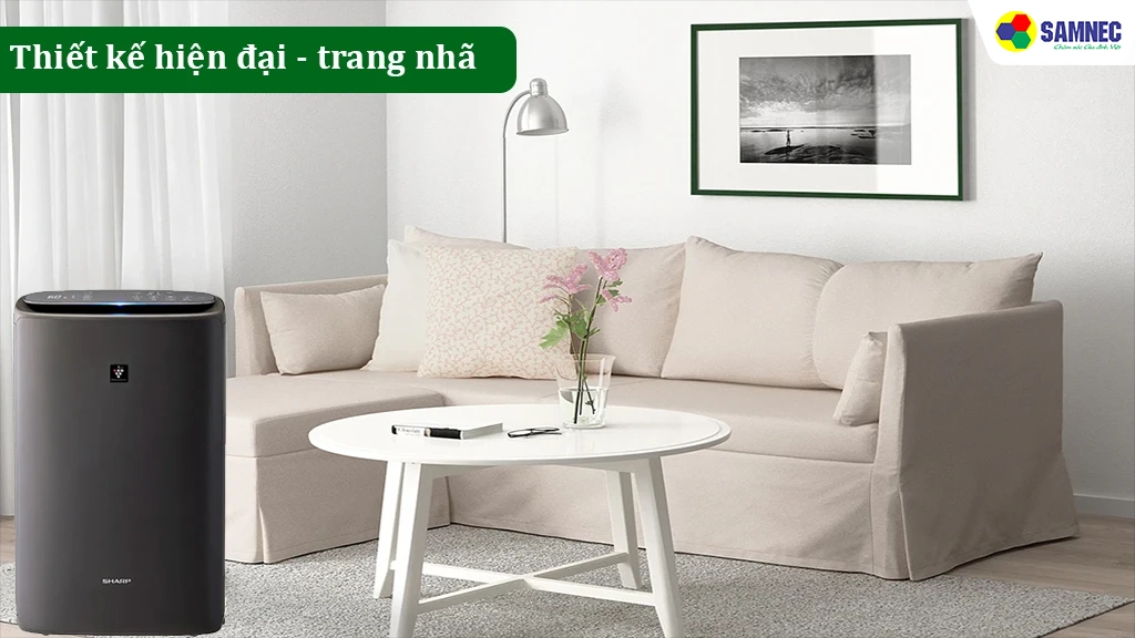 Máy lọc không khí và tạo ẩm Sharp KI-N40V-H (DMQ)- Thiết kế