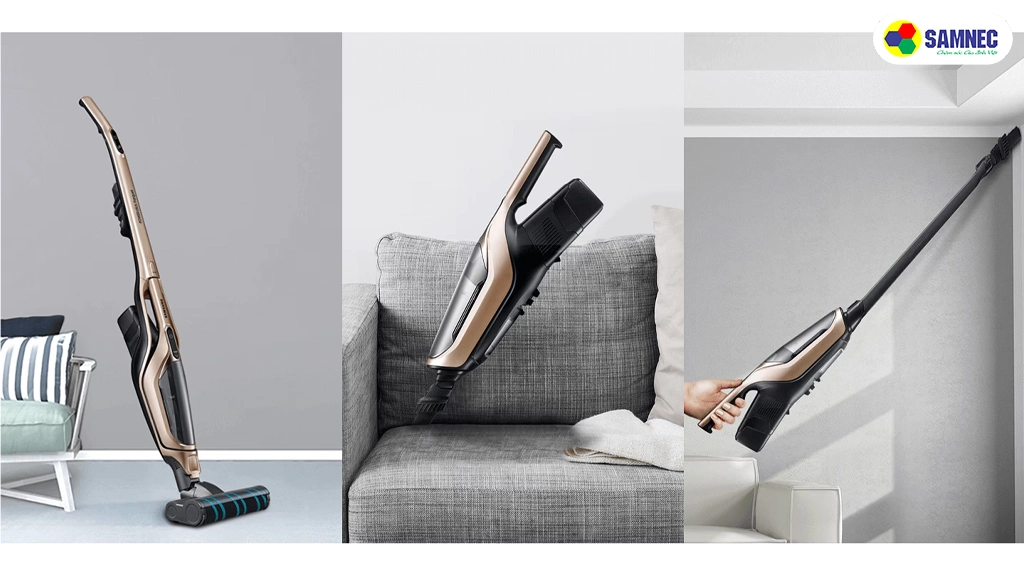 Máy hút bụi không dây Samsung VS03R6523J1/SV- hút bụi linh hoạt 3 trong 1