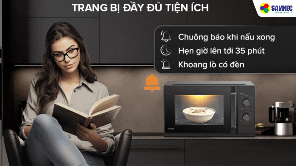 Lò vi sóng 25 lít Toshiba MW3-MM25PE(BK)