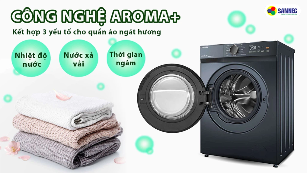 Công nghệ Aroma+ cho áo quần mềm mại ngát hương