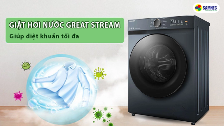 Công nghệ Great Stream diệt khuẩn tối đa 99,99%