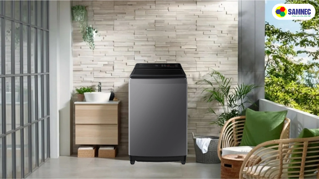 Máy giặt Samsung Ecobubble Inverter 17 kg WA17CG6442BDSV- Thiết kế
