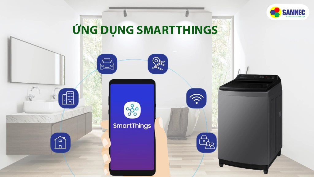 Máy giặt Samsung Ecobubble Inverter 17 kg WA17CG6442BDSV- Tiện ích