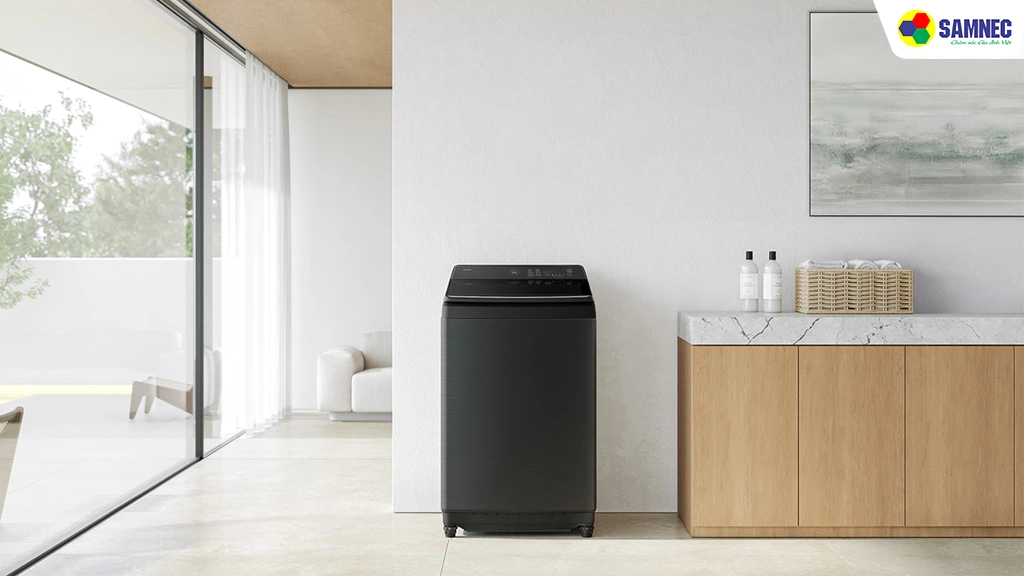 Máy giặt 21 kg Inverter Samsung WA80F21B9BSV- Thiết kế