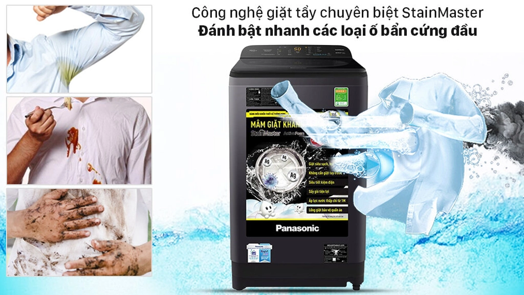 Máy giặt lồng đứng 8.5Kg Panasonic NA-F85A9BRV- Công nghệ giặt