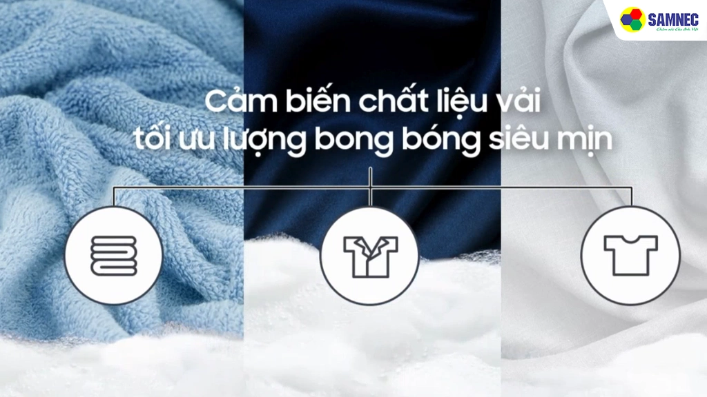 Máy giặt Bespoke AI 10 Kg Samsung WW10DB7U34GBSV- Công nghệ bong bóng