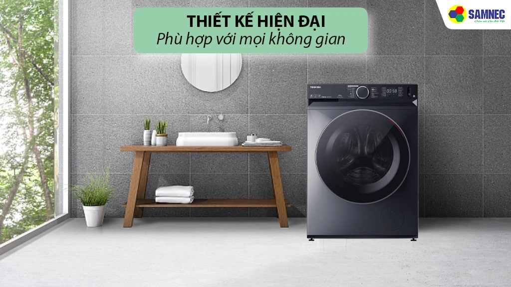 Máy giặt Inveter 10 kg Toshiba TW-T23BU110UWV(MG)- Thiết kế
