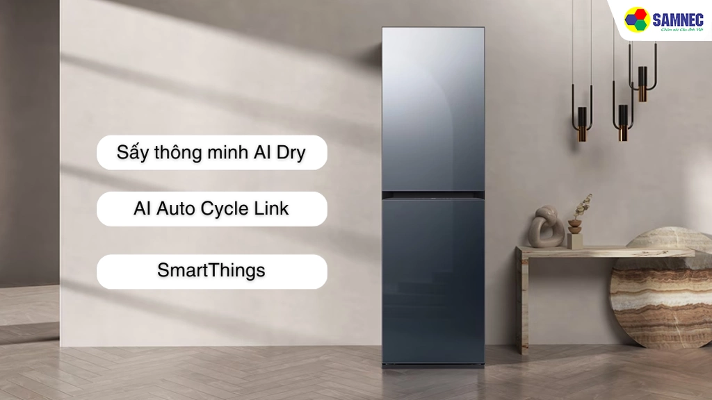 Tủ chăm sóc quần áo Samsung DF24CB9900CRSV- Tiện ích